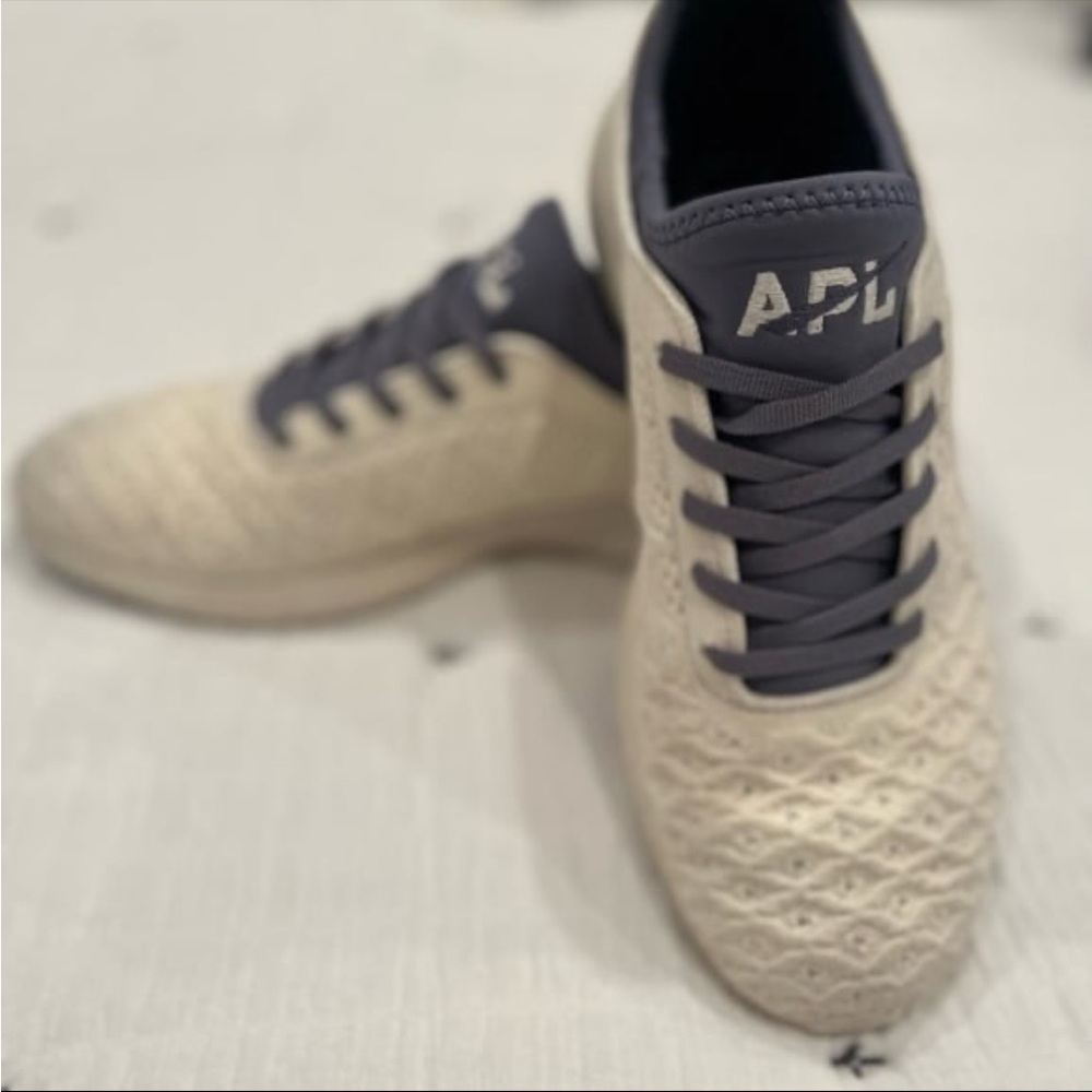 APL Techloom Phantom Running Shoe Size 10.5 Parchment Midnight - Picture 8 of 10